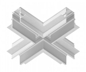 GL3357 WH белый коннектор х-образный встраиваемый 170*170*46,8