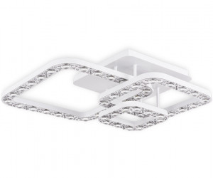 FA162 WH/CH белый/хром 100W 540*540*130 (ПДУ РАДИО 2.4)