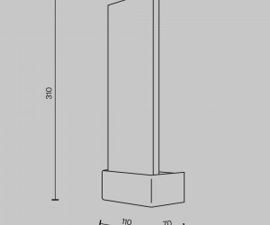 Настенный светильник (бра) Maytoni MOD318WL-L3CH3K