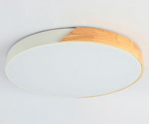 FZ1301 WH/LW белый/светлое дерево 45W 5000K D500*50 (без ПДУ)