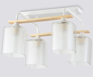 TR3033246/4 WH/WD белый/дерево E27/4 max 60W 340*340*245