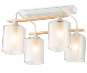 TR3033246/4 WH/WD белый/дерево E27/4 max 60W 340*340*245