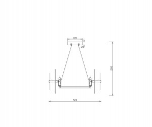 Подвесной светильник Freya FR5172PL-06BS