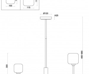 Потолочный светильник Freya FR5373CL-06BS
