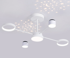 FL51631/4+1 WH белый 3000K-6400K 48W 910*745*300 (ПДУ ИК)