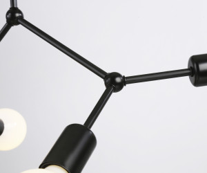 TR8033/4 BK черный E27*4 max 40W D670*440