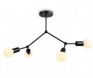 TR8033/4 BK черный E27*4 max 40W D670*440