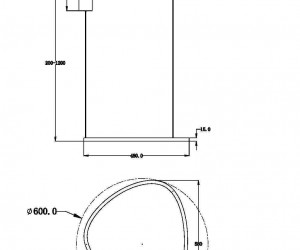 Подвесной светильник Maytoni MOD072PL-L28BS3K