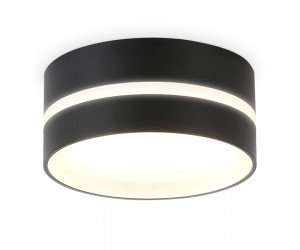 TN5392 SBK/FR черный песок/белый матовый GX53 IP44 D85*55