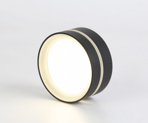 TN5392 SBK/FR черный песок/белый матовый GX53 IP44 D85*55