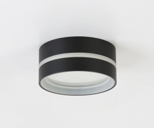 TN5392 SBK/FR черный песок/белый матовый GX53 IP44 D85*55