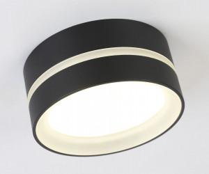 TN5392 SBK/FR черный песок/белый матовый GX53 IP44 D85*55