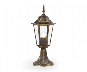 ST2025 GD/BK/CL золото/черный/прозрачный IP54 E27 max 40W D150*400