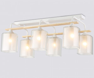 TR3033247/6 WH/WD белый/дерево E27/6 max 60W 580*340*245