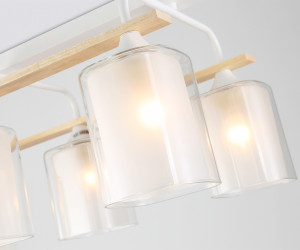 TR3033247/6 WH/WD белый/дерево E27/6 max 60W 580*340*245