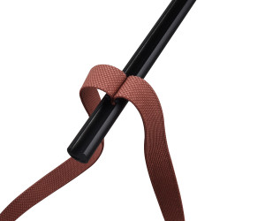 TR5536-BK Крепление-зажим для трека-ремня Belty на штанге Rod, IP20, черный, пластик