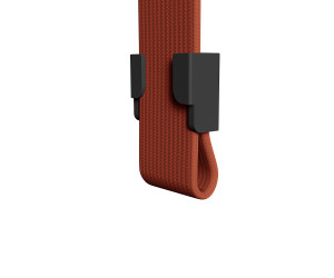 TR5519-BK Наконечник для трека-ремня Belty, серия Base с возможностью перегиба ремня, IP20, черный, пластик