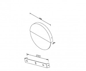 Настенный светильник (бра) Maytoni MOD320WL-L13MR3K1