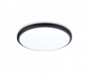 FZ1233 BK черный IP44 22W 6400К D260*55 (Без ПДУ)