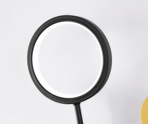 FL51602/3 BK/GD черный/золото 11W 4200K+GU10 424*275*100