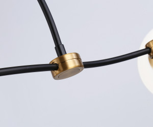 TR2555/6 BK/SB черный/бронза E27/6 max 60W 1160*600*450