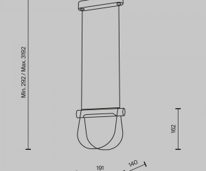 Подвесной светильник Maytoni MOD319PL-L5B3K