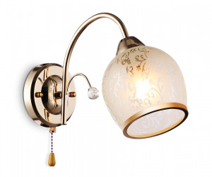 TR3195 GD/CL/FR золото/прозрачный/белый матовый E27 max 40W 190*110*290