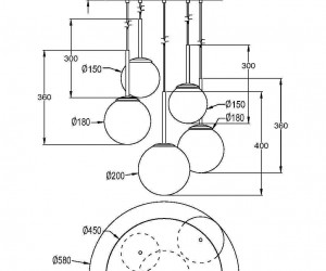 Подвесной светильник Maytoni MOD321PL-05W