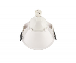 DK3026-WG Встраиваемый светильник, IP 20, 10 Вт, GU5.3, LED, белый/золотой, пластик