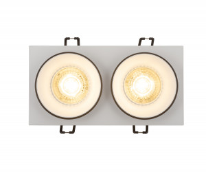 DK2422-BK Встраиваемый светильник, IP 20, 50 Вт, GU10, черный, алюминий