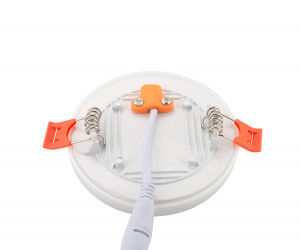 DK4605-DW Встраиваемый светильник, IP 20, 18 Вт, LED 4000, белый, пластик