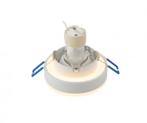 DK4032-WH Встраиваемый светильник, IP 20, 10 Вт, GU10, белый, алюминий/пластик