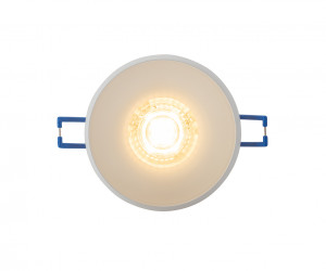 DK4031-WH Встраиваемый светильник, IP 20, 10 Вт, GU10, белый, алюминий/пластик