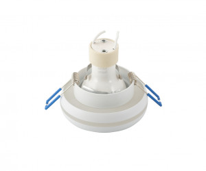 DK4031-WH Встраиваемый светильник, IP 20, 10 Вт, GU10, белый, алюминий/пластик