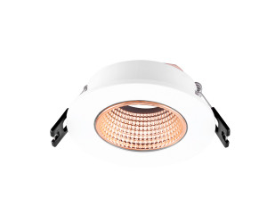 DK3061-WBR Встраиваемый светильник, IP 20, 10 Вт, GU5.3, LED, белый/бронзовый, пластик