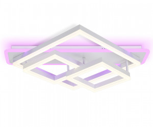 FA8531 WH белый 132W 3000K-6400K+RGB 630*570*160 (ПДУ РАДИО 2.4G)