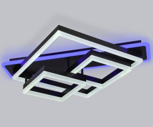 FA8533 BK черный 132W 3000K-6400K+RGB 630*570*160 (ПДУ РАДИО 2.4G)