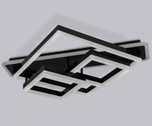 FA8533 BK черный 132W 3000K-6400K+RGB 630*570*160 (ПДУ РАДИО 2.4G)