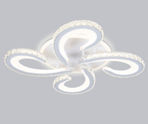 FA1702/4 WH/CH белый/хром 121W 3000K-6400K 560*560*90 (ПДУ РАДИО 2.4G)