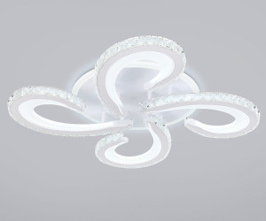 FA1702/4 WH/CH белый/хром 121W 3000K-6400K 560*560*90 (ПДУ РАДИО 2.4G)