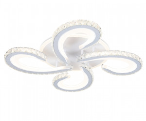 FA1702/4 WH/CH белый/хром 121W 3000K-6400K 560*560*90 (ПДУ РАДИО 2.4G)