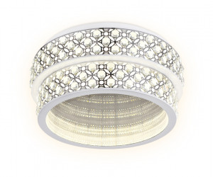 FA9438 WH/CH белый/хром 164W D500*235 (ПДУ РАДИО 2.4)