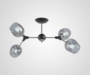 Потолочная люстра SL5328-4 BK+CR 000056965