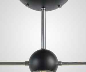 Потолочная люстра SL5328-4 BK+CR 000056965