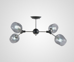 Потолочная люстра SL5328-4 BK+CR 000056965