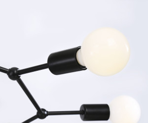 TR8036/6 BK черный E27*6 max 40W D670*590