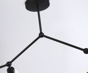 TR8036/6 BK черный E27*6 max 40W D670*590