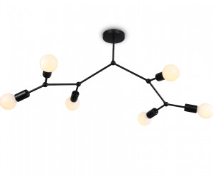 TR8036/6 BK черный E27*6 max 40W D670*590