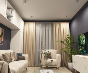 DK3090-WH Светильник накладной IP 20, 10 Вт, GU5.3, LED, белый/белый, пластик