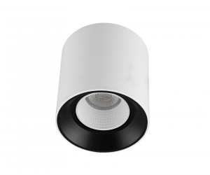 DK3090-WB+WH Светильник накладной IP 20, 10 Вт, GU5.3, LED, бело-черный/белый, пластик